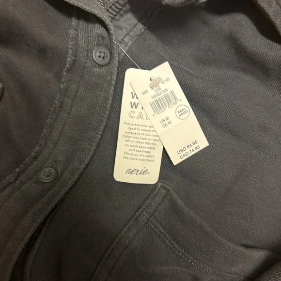 Black Button-Up Shirt - Picture 3 of 4